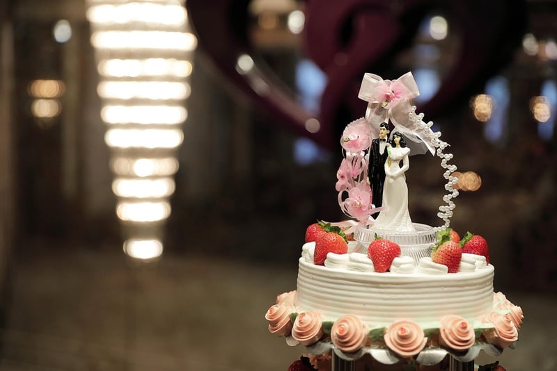 Cascading Floral Cascade Cake